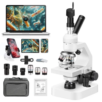 wifi LED lamp high-definition medical professional biological trinocular microsc - Image 1 of 4