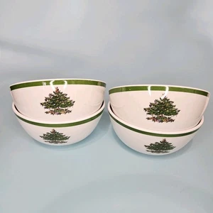 4 ciotole Spode albero di Natale melaminico plastica ottime condizioni usate - Foto 1 di 8
