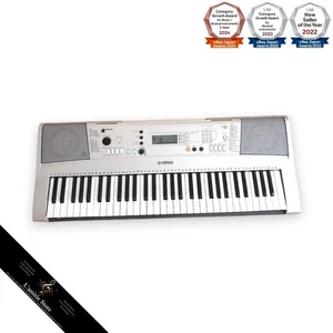 Yamaha PSR-E313 61-Tasten Keyboard Japan PSRE313 Synthesizer Synth E 313 Silb... - Bild 1 von 15