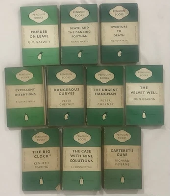 Vintage Green Penguin Mystery & Crime Paperbacks 1st Editions No’s 702 to 740 - Image 1 of 4