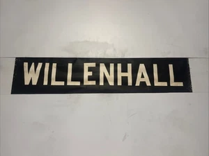 WILLENHALL - Walsall 28/10/1973 Bus Destination Blind 30” Gift - Picture 1 of 13