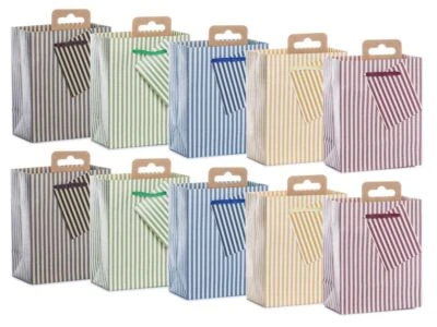 Laro Mini Geschenktüten 10/20/40 Stk Mini Streifen - Bild 1 von 4