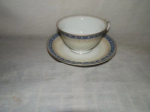 Taza y platillo vintage, Japón, embajada real de China, Norfolk, china de huesos - Imagen 1 de 4