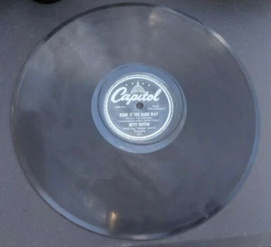 Betty Hutton - 78rpm single 10-inch – Capitol #211 Doin’ It The Hard Way - Picture 1 of 3