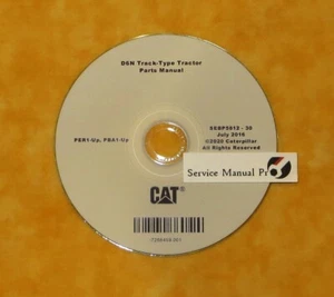 SEBP5812 Caterpillar D6N Track Type Tractor XL Parts Manual Book CD. PER PBA - Picture 1 of 1