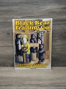 Rustic Vintage Bears Cabin Tin Sign Log Lodge Primitive Home Decor Garge - Picture 1 of 8