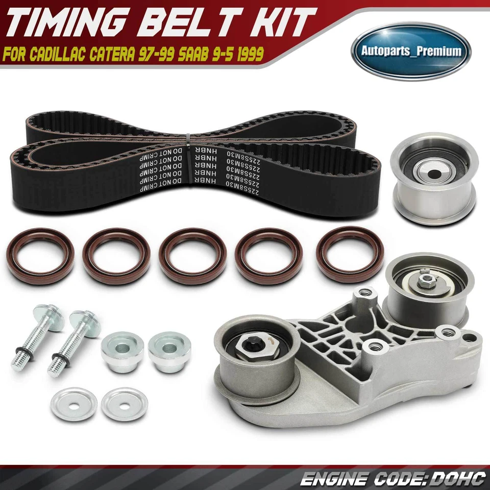 12x Kit de correa de distribución para Cadillac Catera 1997-1999 Saab 9000 1995-1997 9-5 1999 Foto 1 de 4