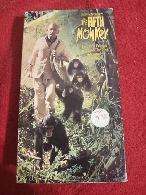 THE FIFTH MONKEY AKA  O Quinto Macaco RARE Adventure-VHS 1990 OOP Ben Kingsley Foto 1 de 3