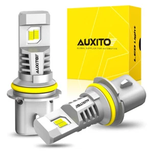 AUXITO LED 6500K Headlight Bulbs 9007 HB5 Fanless Wireless White High Low Beam - Picture 1 of 12