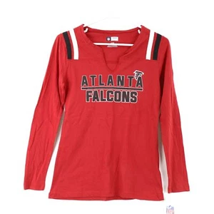 Altlanta Falcons Women's NFL Team Logo Long Sleeve T-Shirt $32, Medium, Red - Picture 1 of 3