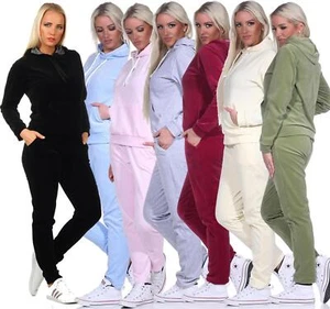 Damen Nicki Jogginganzug Freizeitanzug Kapuzenpullover; S M L XL 2XL - Bild 1 von 39