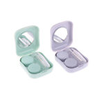 Contact Lens Case Box With Mirror Contact Lens Container Box For Outdoor Travel