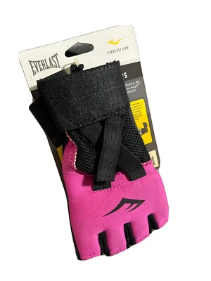 Everlast Hand Gloves Women's Elite Evergel Pink/Black Size Large Nylon - Image 1 of 4