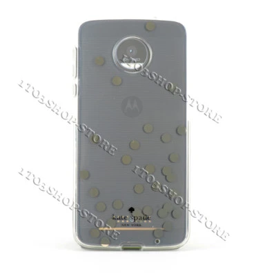 Kate Spade 柔性硬壳 Snap Case Moto Z Droid Edition Confetti Dot 透明 — 第 1/2 张图片