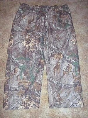 Mens 3X Camo Rain Pants Realtree Camo Pants Hunting Non Insulated Pants New $60 - Image 1 of 4