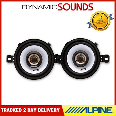 ALPINE SXE-0825s 3.5" 3-1/2" 150W Coaxial Car Van Audio Stereo 8cm Speakers - Image 1 of 2