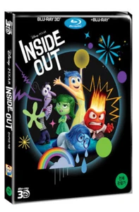 Inside Out BLU-RAY Steelbook 2D + 3D Combo w/ PET Slipcover - Picture 1 of 2