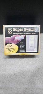 NEW SuperSwitch Super Switch 770742 Wireless Remote Control 3 Wall Outlets Box K - Picture 1 of 6