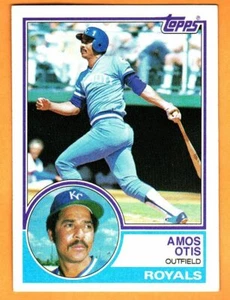 AMOS OTIS(KANSAS CITY ROYALS)1983 TOPPS BASEBALL CARD - Picture 1 of 1