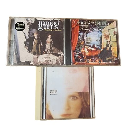 Indigo Girls Lot Of 3 CD's Become You, Swamp Ophelia, Shaming Of The Sun Foto 1 de 4