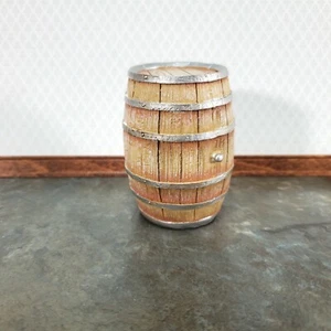 Large Miniature Keg Whiskey or Wine Barrel 2 5/8" tall 1:12 Scale by Reutter - Picture 1 of 4