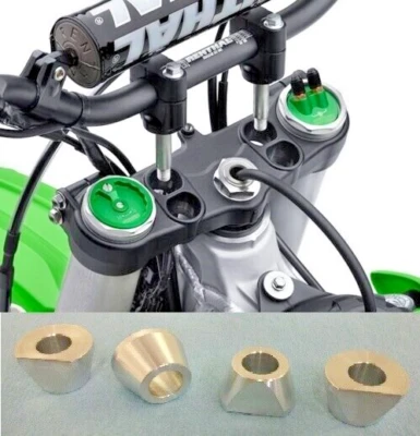 KX450 - Buje de barra de abrazadera triple superior montaje manillar sólido KXF KX 450F 2012 2023 Foto 1 de 4