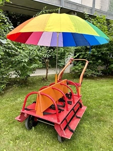 ☆ 6- Sitzer Krippenwagen, Vollgummiräder, Winterfußsäcke ☆ - Bild 1 von 6