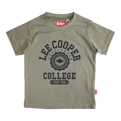 Lee Cooper Boy's T-Shirt, NASA. Khaki Color. Short Sleeves. Gift For Child - Image 1 of 2