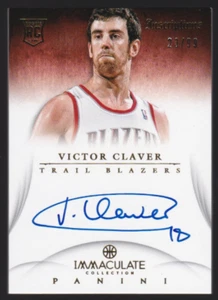 2012-13 Immaculate Collection Inscriptions #IN-VI Victor Claver RC #d 23/99 - Picture 1 of 2
