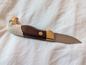 Franklin Mint Vintage Great American Eagle collector knife,  by Ray Beers - Picture 1 of 10