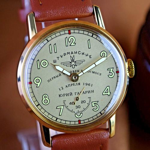 WristWatch Pobeda Sturmanskie Watch Yuri Gagarin Vintage Soviet ...