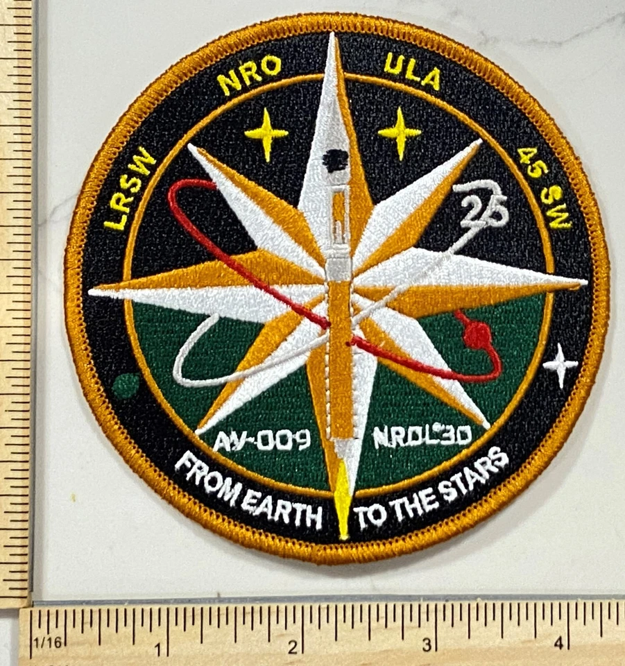 MILITARY BLACK OPS NRO PATCH - NROL 30 VERSION (A) FROM EARTH TO STARS AV-009 - Image 1 of 1