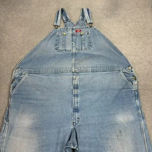 Salopette Dickies adulto 58x23 blu bavaglino salopette denim abbigliamento da lavoro falegname uomo* - Foto 1 di 10
