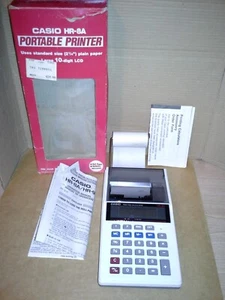 Casio HR-8A Portable Printing Calculator. Working. VGC. Damage box - Picture 1 of 20