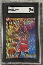 1998-99 Topps Season's Best MICHAEL JORDAN Bombardiers #SB6 SGC 9 MINT