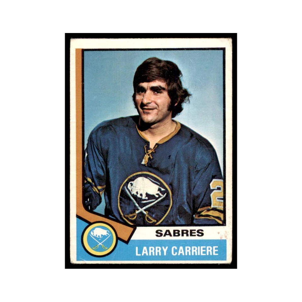 1974 O-Pee-Chee Larry Carriere (Damaged) Buffalo Sabres #43 - Image 1 of 3