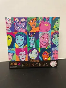 Disney Princess & Villain Collage 300 Piece Jigsaw Puzzle - Picture 1 of 4