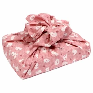 Confezione Regalo Furoshiki Stile Giapponese Cotone Riutilizzabile Rosa Coniglio - Foto 1 di 6