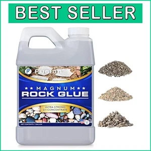 Ultimate 128oz Gel-Based Rock and Gravel Adhesive for Landscaping Excellence - Picture 1 of 10