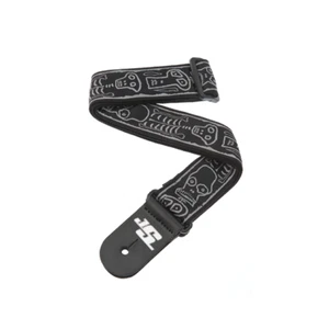 D'Addario Joe Satriani Guitar Strap - Skull n' Bones - Picture 1 of 3