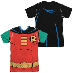 Batman The Animated Series Robin Uniform Unisex Adult Costume T Shirt, S-3XL - Picture 1 of 4