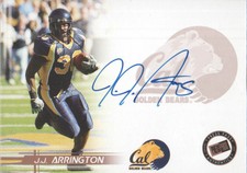 2005 Press Pass Football Autographs Bronze #2 J.J. Arrington Auto