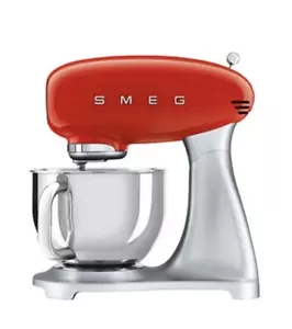 Mixer da appoggio Smeg anni 50 stile retrò ROSSO/ARGENTO 600w - SMF02RDUS - SPEDIZIONE GRATUITA! - Foto 1 di 4