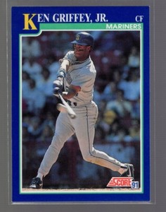 1991 Score Base #2 Ken Griffey Jr - Seattle Mariners