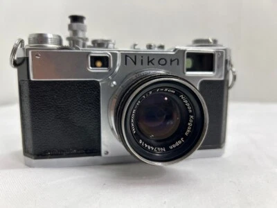 Telémetro Nikon S2 (1954) con Nippon Kogaku Japón NIKKOR-H 5 cm (50 m (NJL025310) Foto 1 de 4