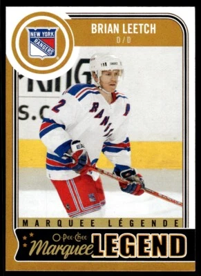 2014-15 O-Pee-Chee RETRO LEGEND Brian Leetch New York Rangers #562 R67 - Image 1 of 2