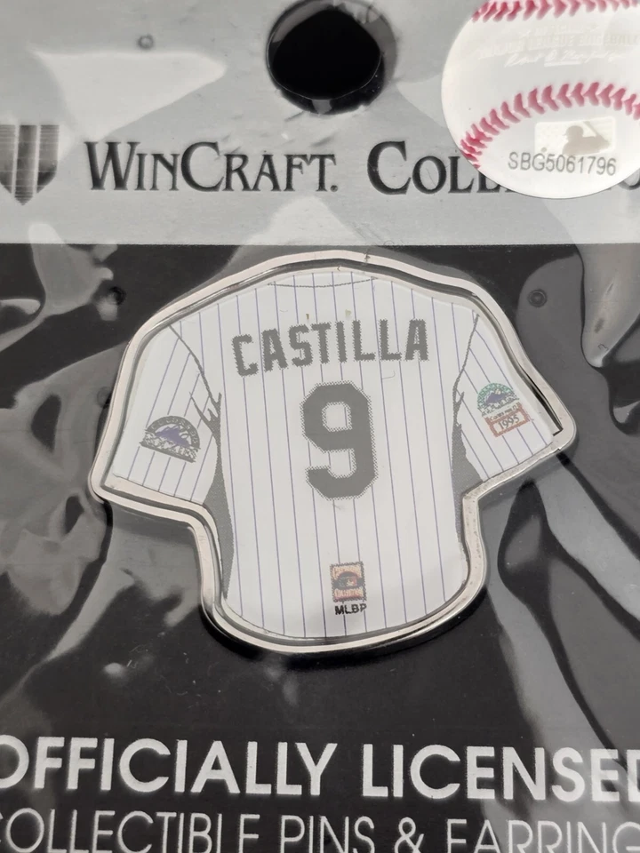 Colorado Rockies Vinny Castilla Commemorative Lapel Pin - Image 1 of 1