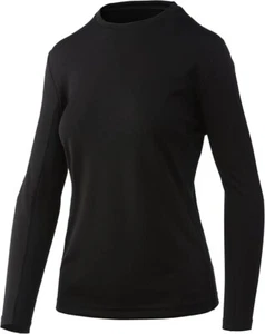NEW Women's Huk Icon X Black Long Sleeve Shirt Size Medium MSRP $45.00 - Picture 1 of 9