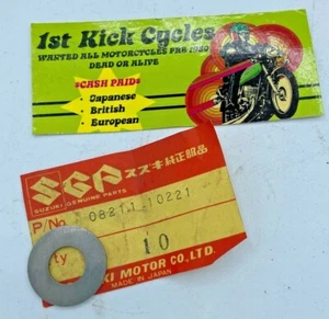 NUEVO DE LOTE ANTIGUO SUZUKI RM400 RM250 RM100 RM125 RM80 LTA750 Lavadora 08211-10221 fabricante de equipos originales - Imagen 1 de 1