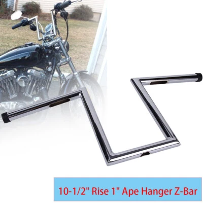 Manillar Z-Barras cromadas de 1" para motocicleta Honda Shadow VLX 600 VT600C 700 750 Foto 1 de 4